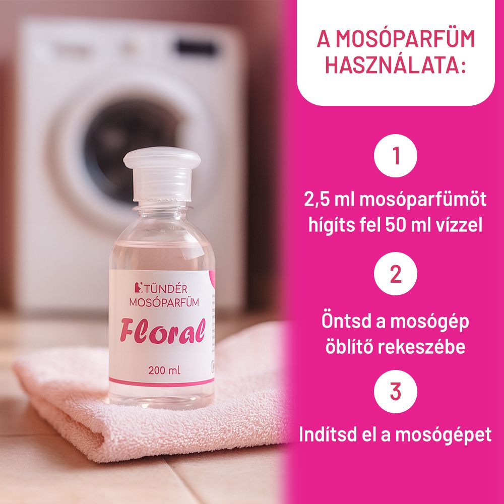 Tündér Mosóparfüm - Floral 200 ml Tündér Mosóparfüm - Floral 200 ml