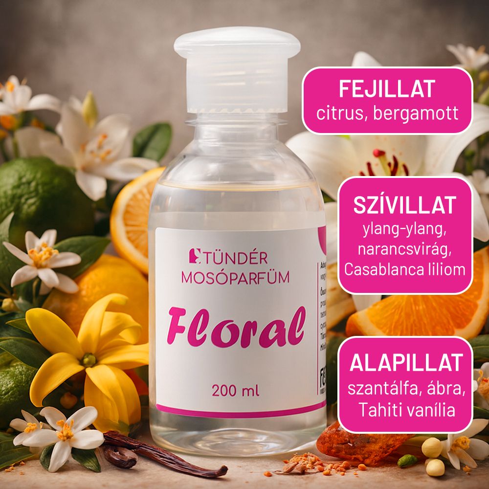 Tündér Mosóparfüm - Floral 200 ml Tündér Mosóparfüm - Floral 200 ml