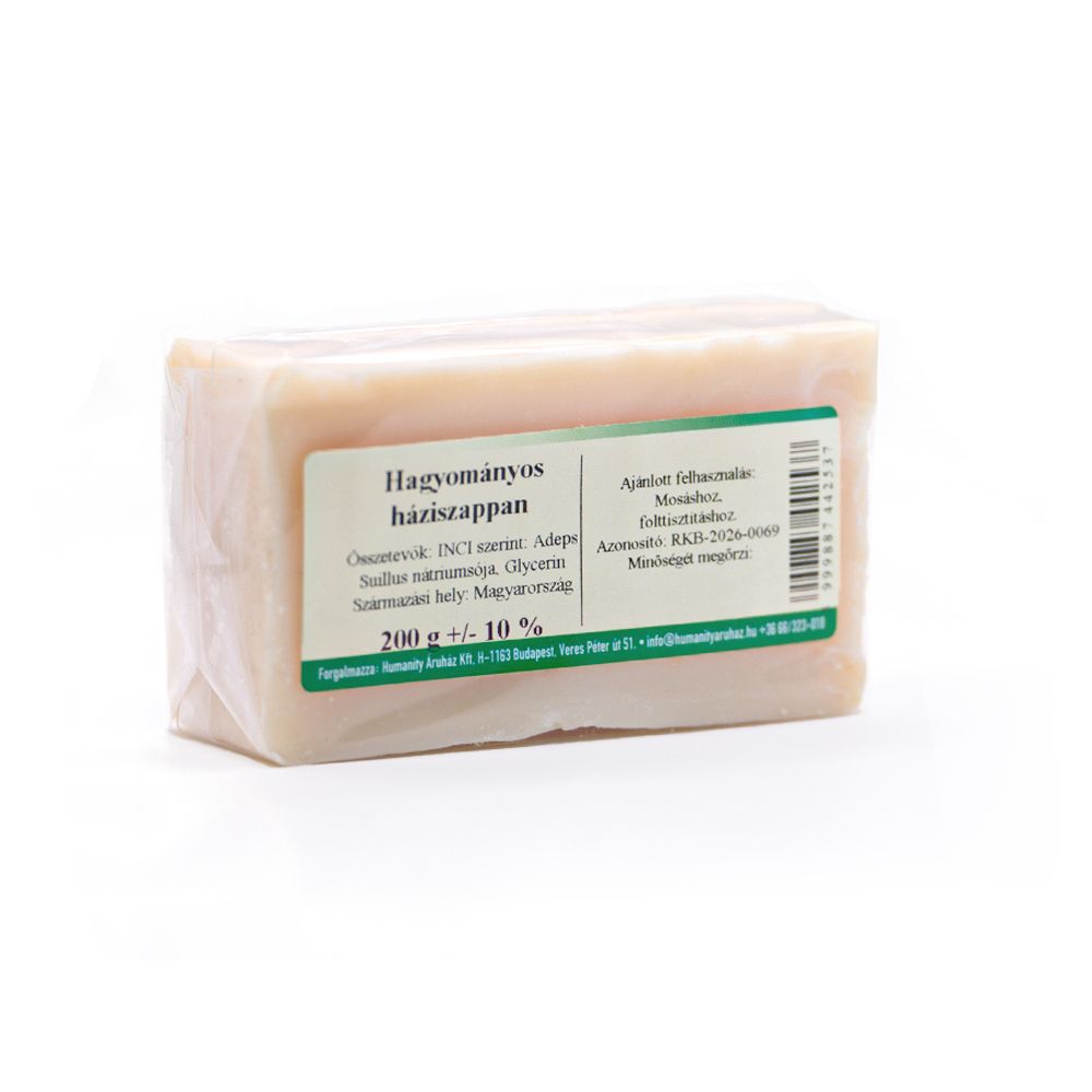 Mosószappan (hagyományos) kb. 200 gramm Mosószappan (hagyományos) kb. 200 gramm