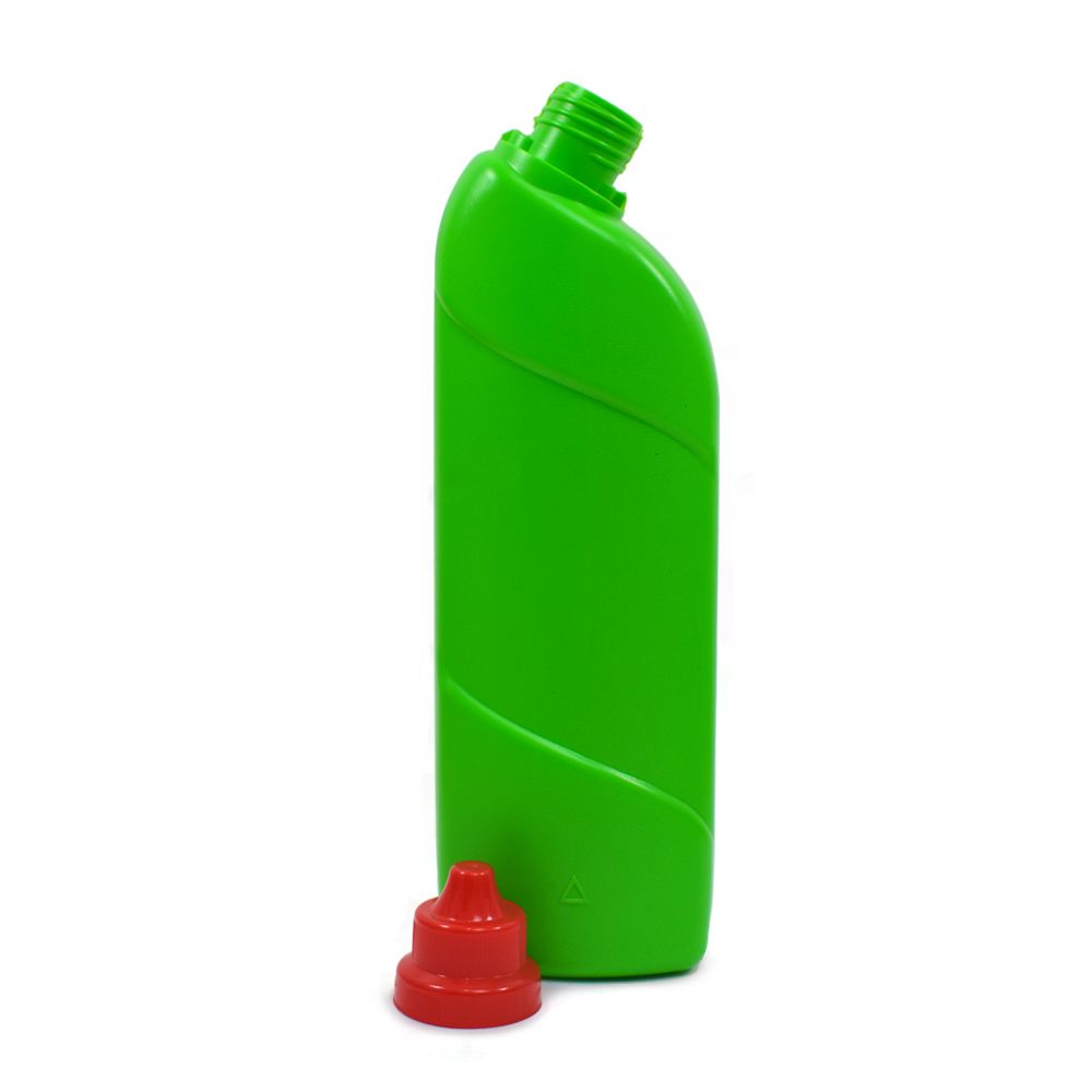 Kacsaflakon zöld színű 750 ml-es HDPE