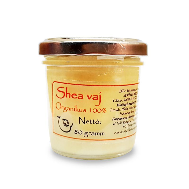 Shea vaj natúr, finomítatlan 80 gramm