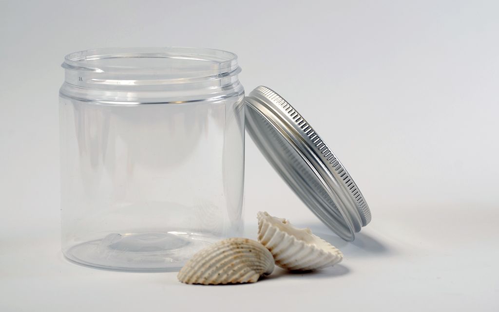 PET kozmetikai tégely, alu tetővel 100 ml -es PET kozmetikai tégely, alu tetővel 100 ml -es