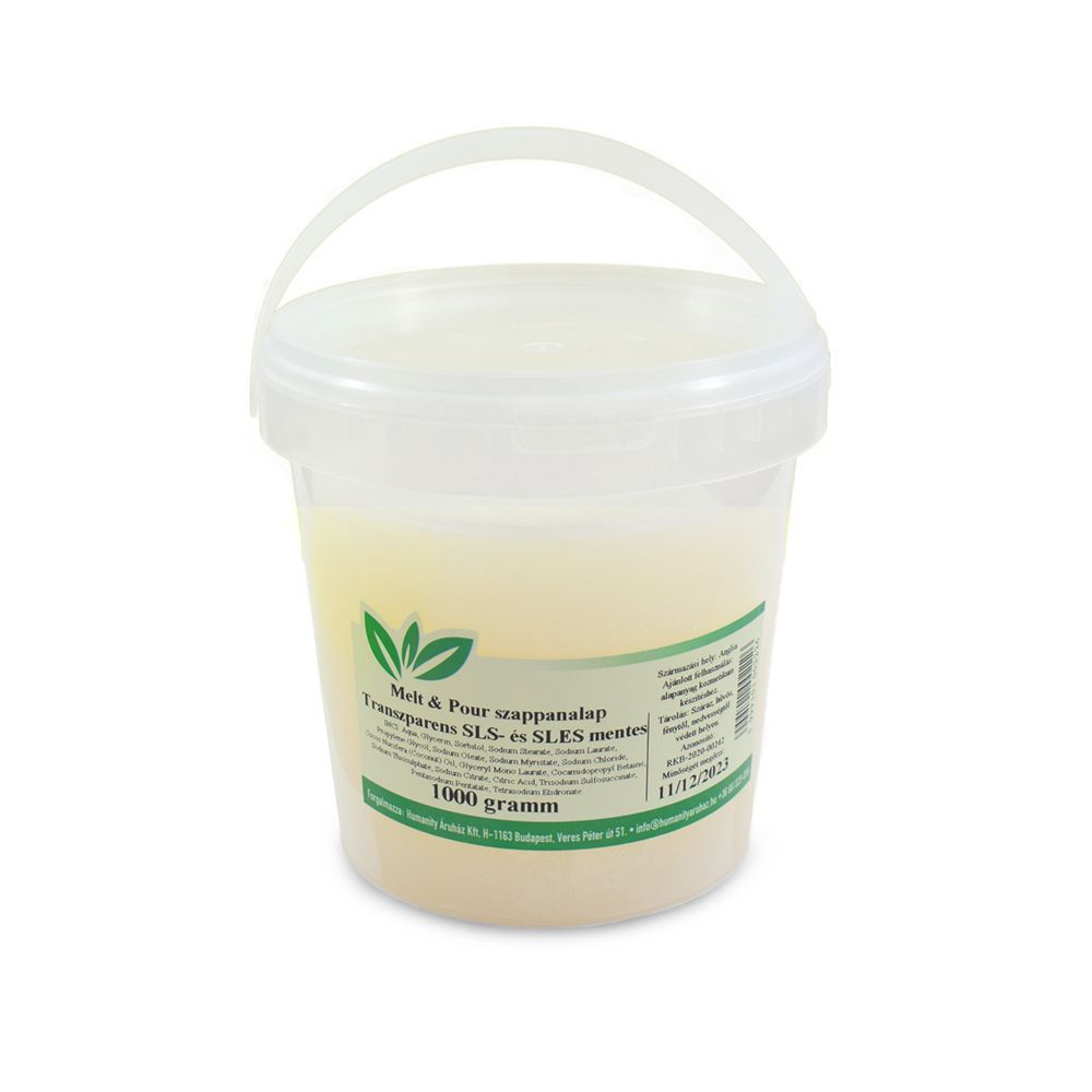 Melt & Pour transzparens szappanalap 1 kg Melt & Pour transzparens szappanalap 1 kg