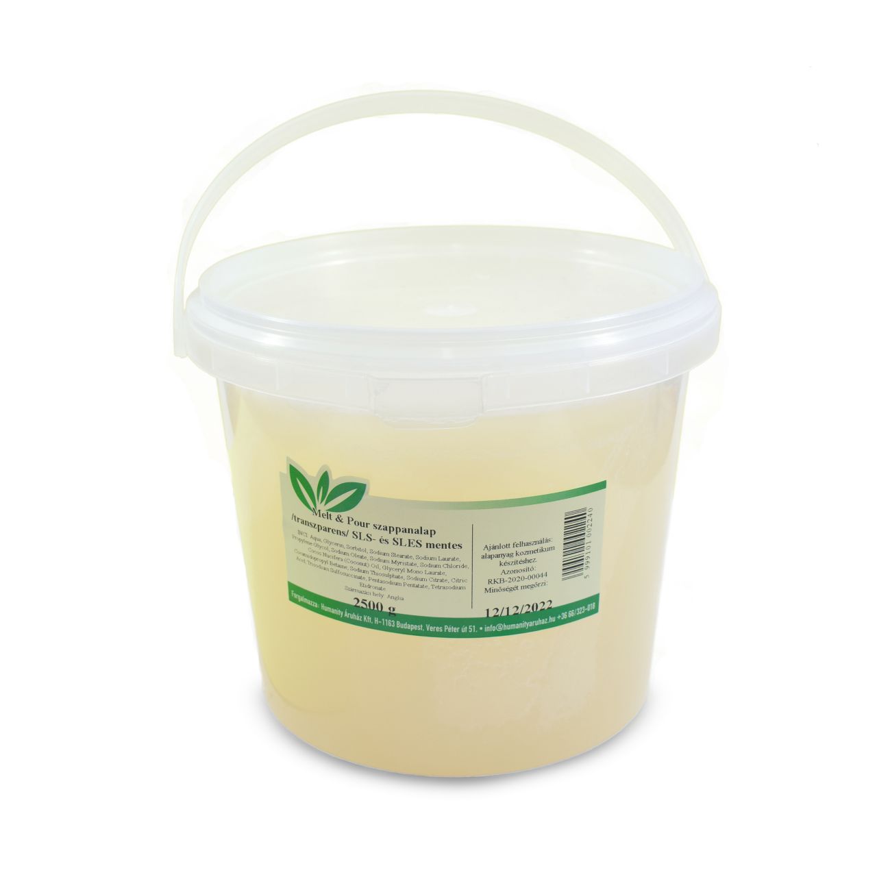 Melt & Pour transzparens szappanalap 2,5 kg