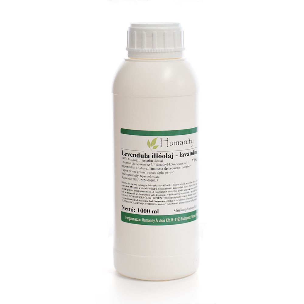 Levendula ( lavandin grosso ) 100% tisztaságú, természetes illóolaj 1 liter