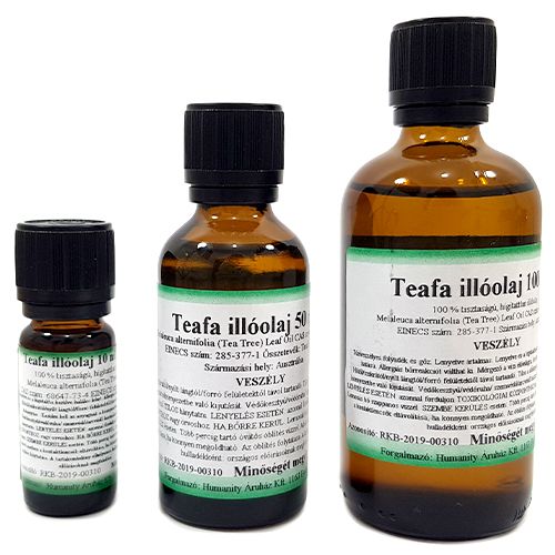 Teafa illóolaj 100 % tisztaságú természetes 1 liter 