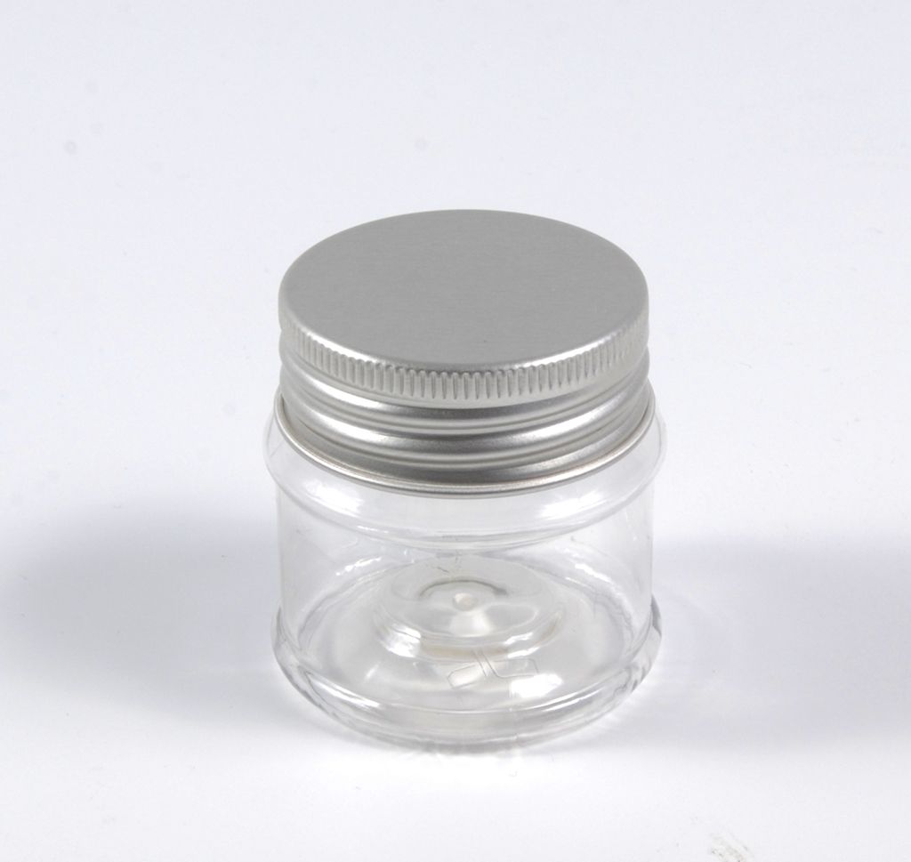 PET kozmetikai tégely, alu tetővel 50 ml PET kozmetikai tégely, alu tetővel 50 ml