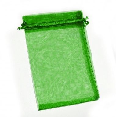 Organza tasak smaragdzöld 50 db/csomag 9 X 12 cm Organza tasak smaragdzöld 50 db/csomag 9 X 12 cm