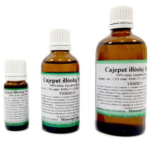 Cajeput 100% tisztaságú, természetes illóolaj 50 ml