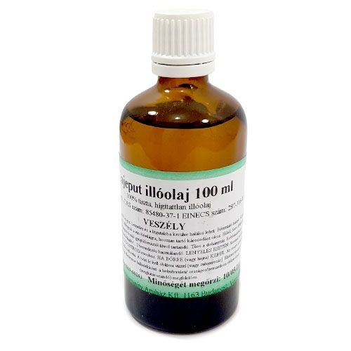 Cajeput 100% tisztaságú, természetes illóolaj 100 ml