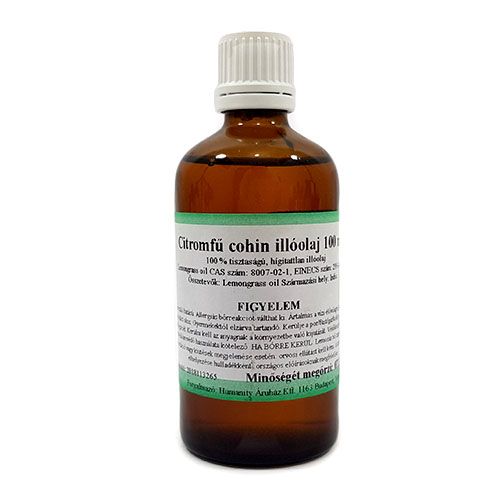 Citromfű cohin 100% tisztaságú, természetes illóolaj 100 ml