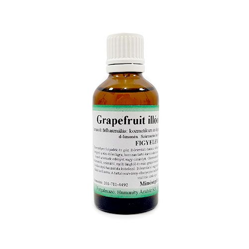 Grapefruit 100% tisztaságú, természetes illóolaj 50 ml