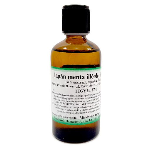 Japán Menta 100% tisztaságú, természetes illóolaj 100 ml