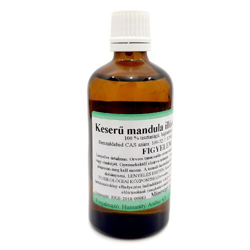 Keserű mandula 100% tisztaságú, természetes illóolaj 100 ml