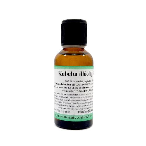 Kubeba 100% tisztaságú, természetes illóolaj 50 ml