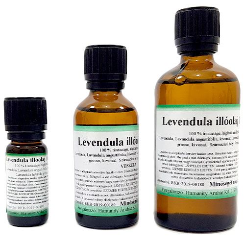 Levendula 100% tisztaságú, természetes illóolaj 50 ml