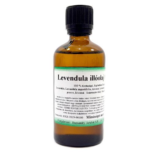 Levendula 100% tisztaságú, természetes illóolaj 100 ml