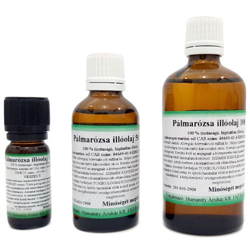 Pálmarózsa 100% tisztaságú, természetes illóolaj 50 ml