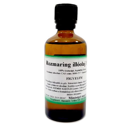 Rozmaring 100% tisztaságú, természetes illóolaj 100 ml