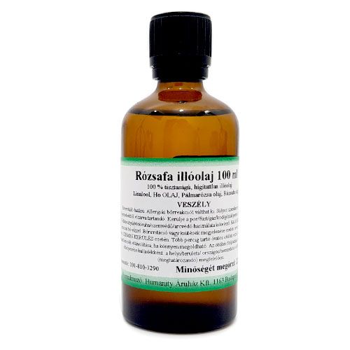 Rózsafa 100% tisztaságú, természetazonos illóolaj 100 ml