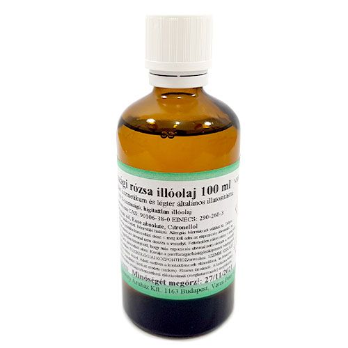 Törökországi rózsa 100% -os természetazonos illóolaj 100 ml