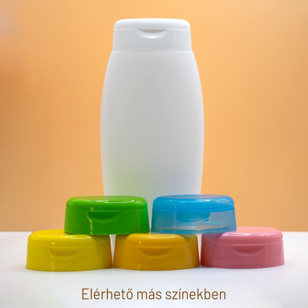 Flakon 200 ml fehér színű kupakkal Flakon 200 ml fehér színű kupakkal
