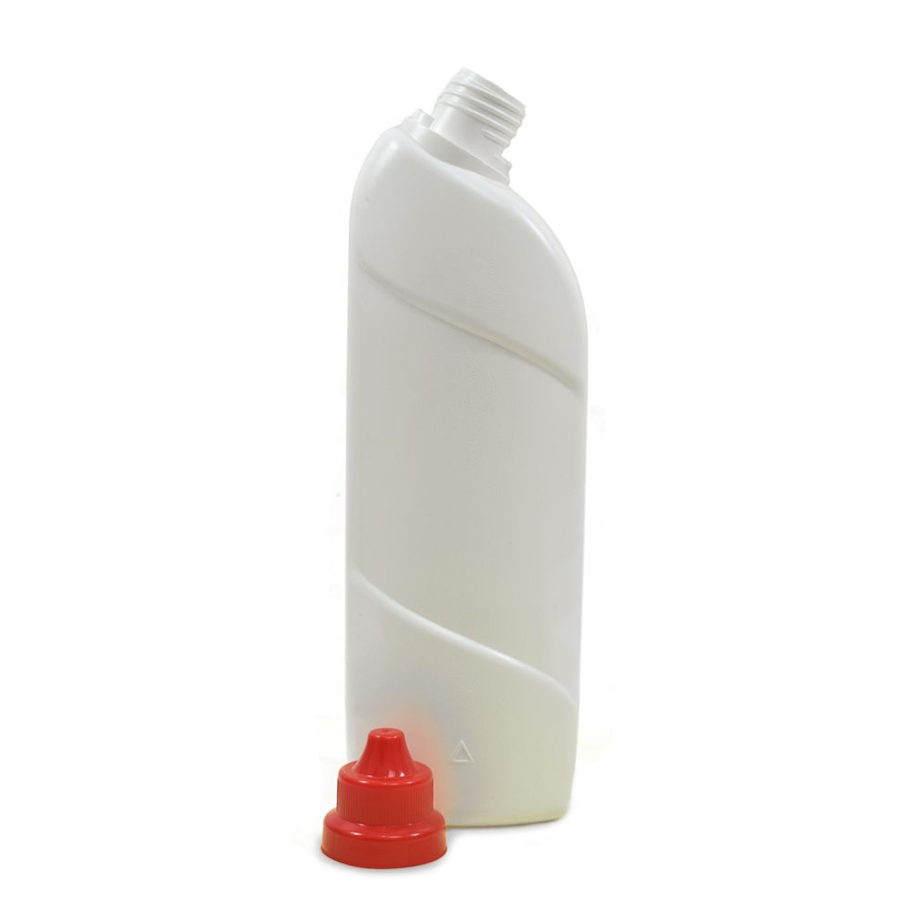 Kacsaflakon fehér színű 750 ml-es HDPE