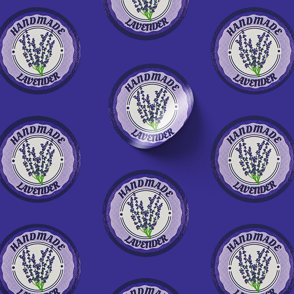 Körcímke 20 db/cs Handmade lavender Körcímke 20 db/cs Handmade lavender