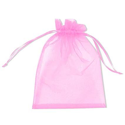 Organza tasak flamingó rózsaszín 50 db/csomag 9 X 12 cm Organza tasak flamingó rózsaszín 50 db/csomag 9 X 12 cm