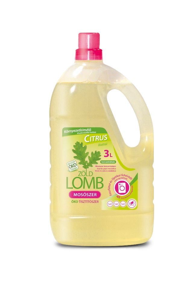Zöldlomb ÖKO Citrus folyékony mosószer koncentrátum 3000 ml