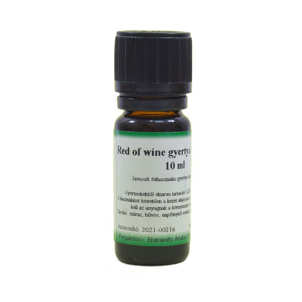 Red of wine gyertyaillat 10 ml