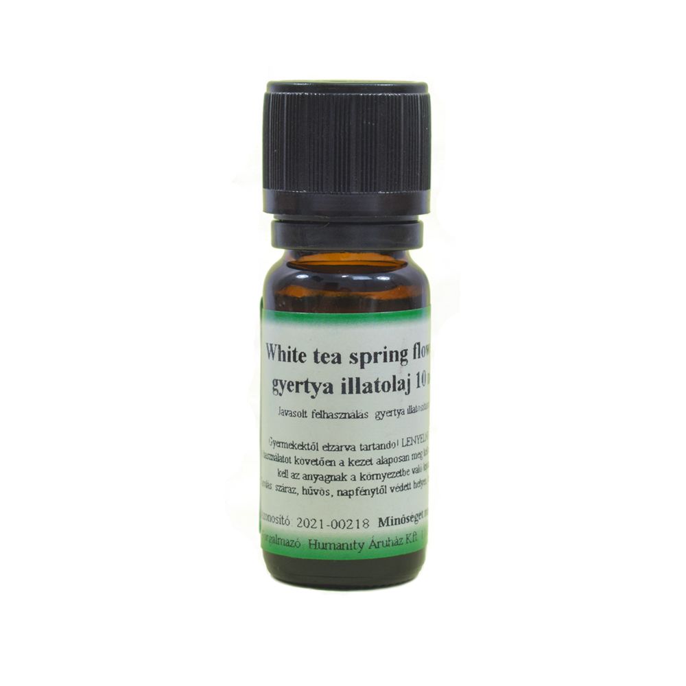 White tea & spring flower gyertyaillat 10 ml