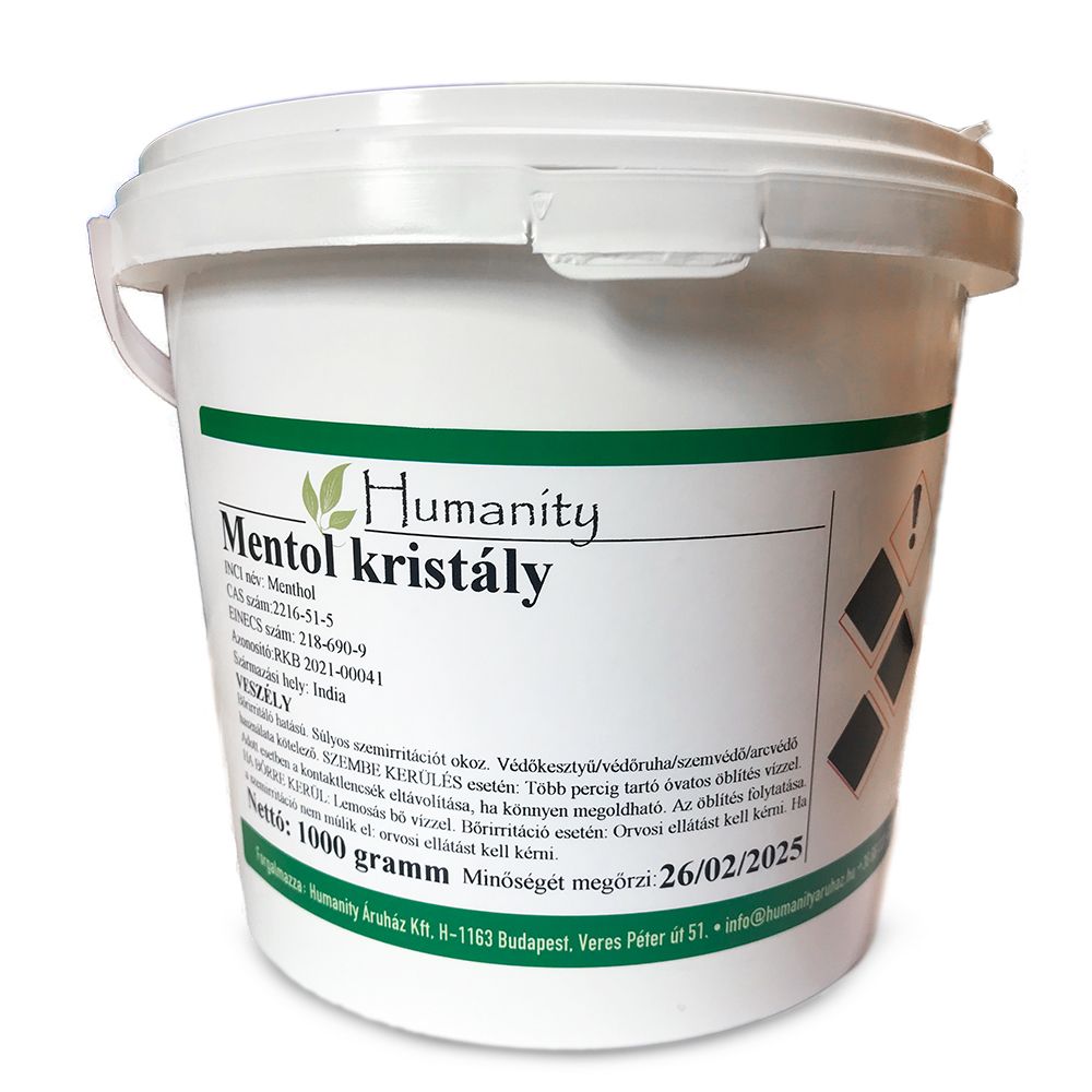 Mentol kristály 100 %-os 1 kg