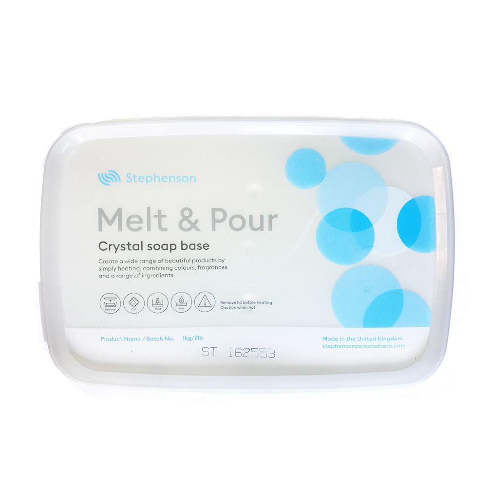 Melt & Pour szappanalap crystal ST (transzparens) 1 kg.