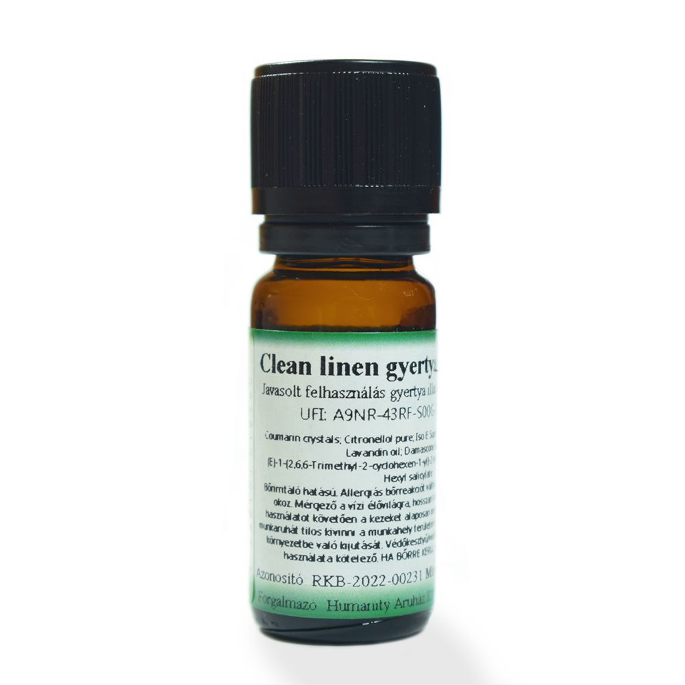 Clean linen gyertyaillat 10 ml