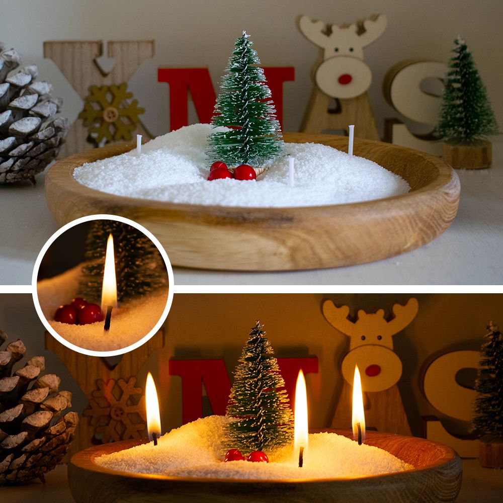 Gyertyahomok 1000 gr fehér