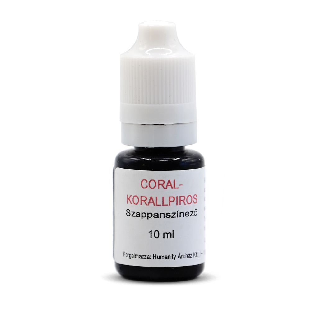Coral - Glicerinbázisú folyékony színező 10 ml