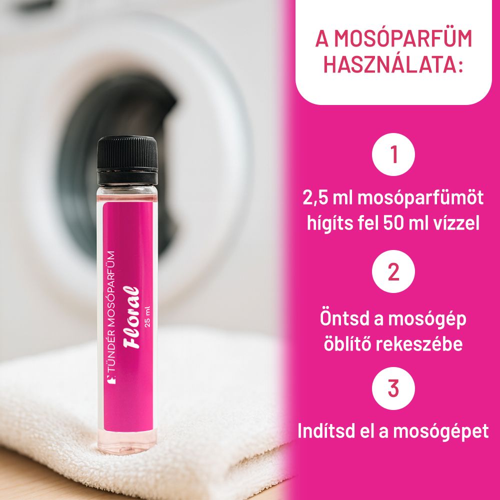Tündér Mosóparfüm - Floral 25 ml