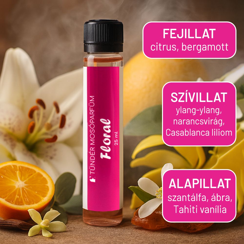 Tündér Mosóparfüm - Floral 25 ml