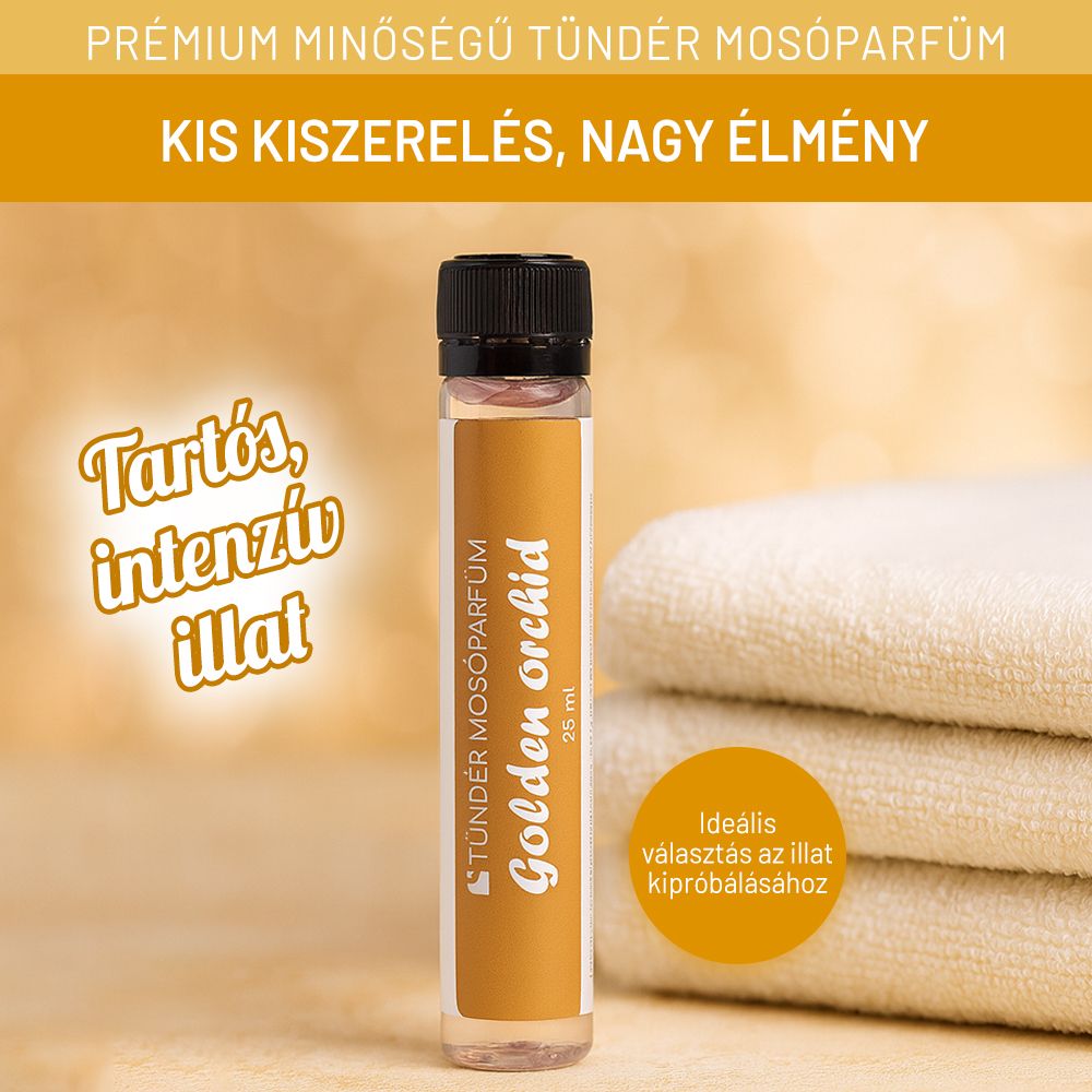 Tündér Mosóparfüm - Golden Orchidea 25 ml Tündér Mosóparfüm - Golden Orchidea 25 ml