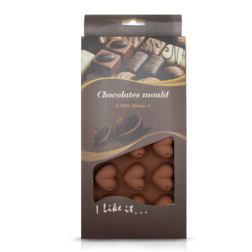 Szilikon forma - 15 pufi szív Szilikon forma - 15 pufi szív