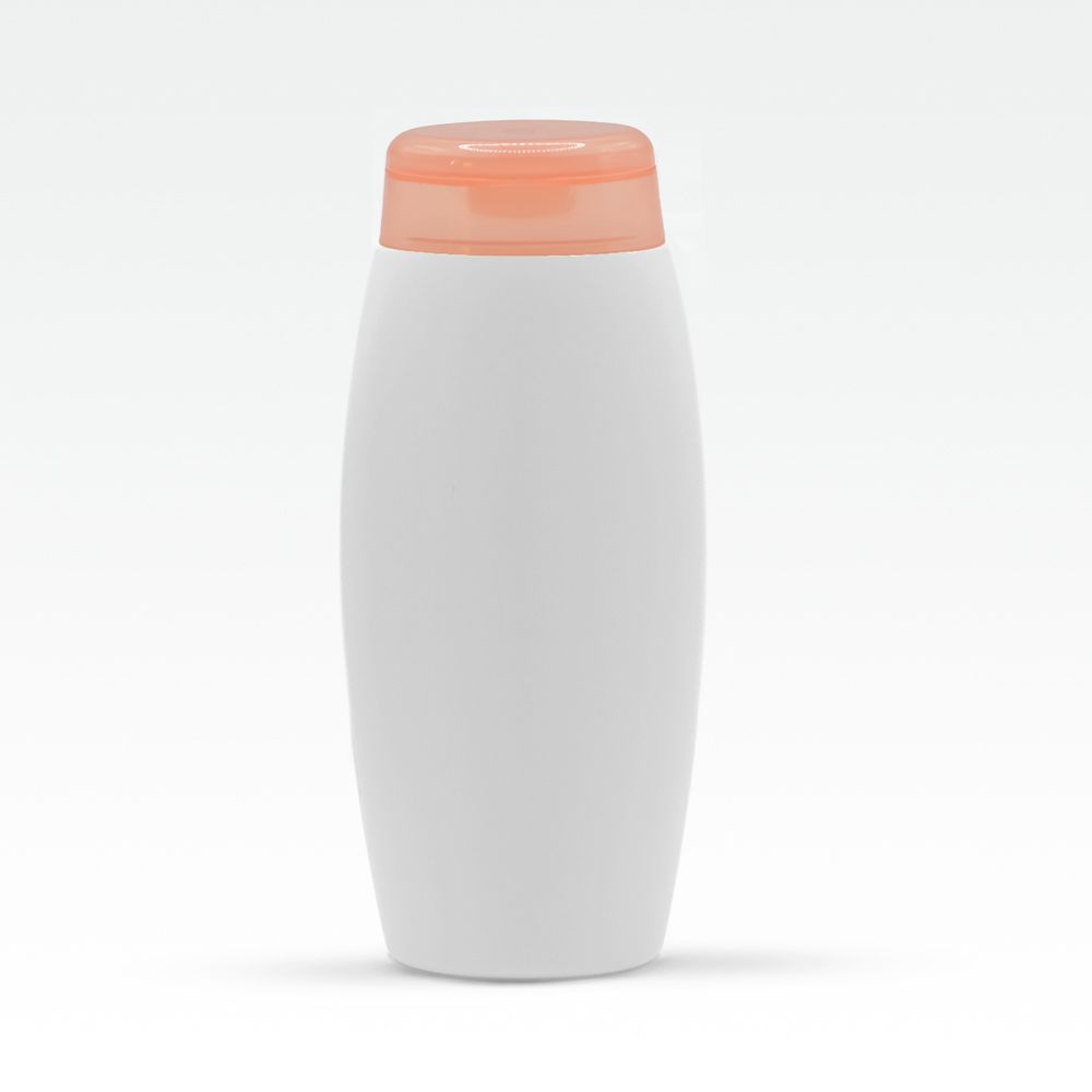 Flakon 200 ml halvány rózsaszín kupakkal