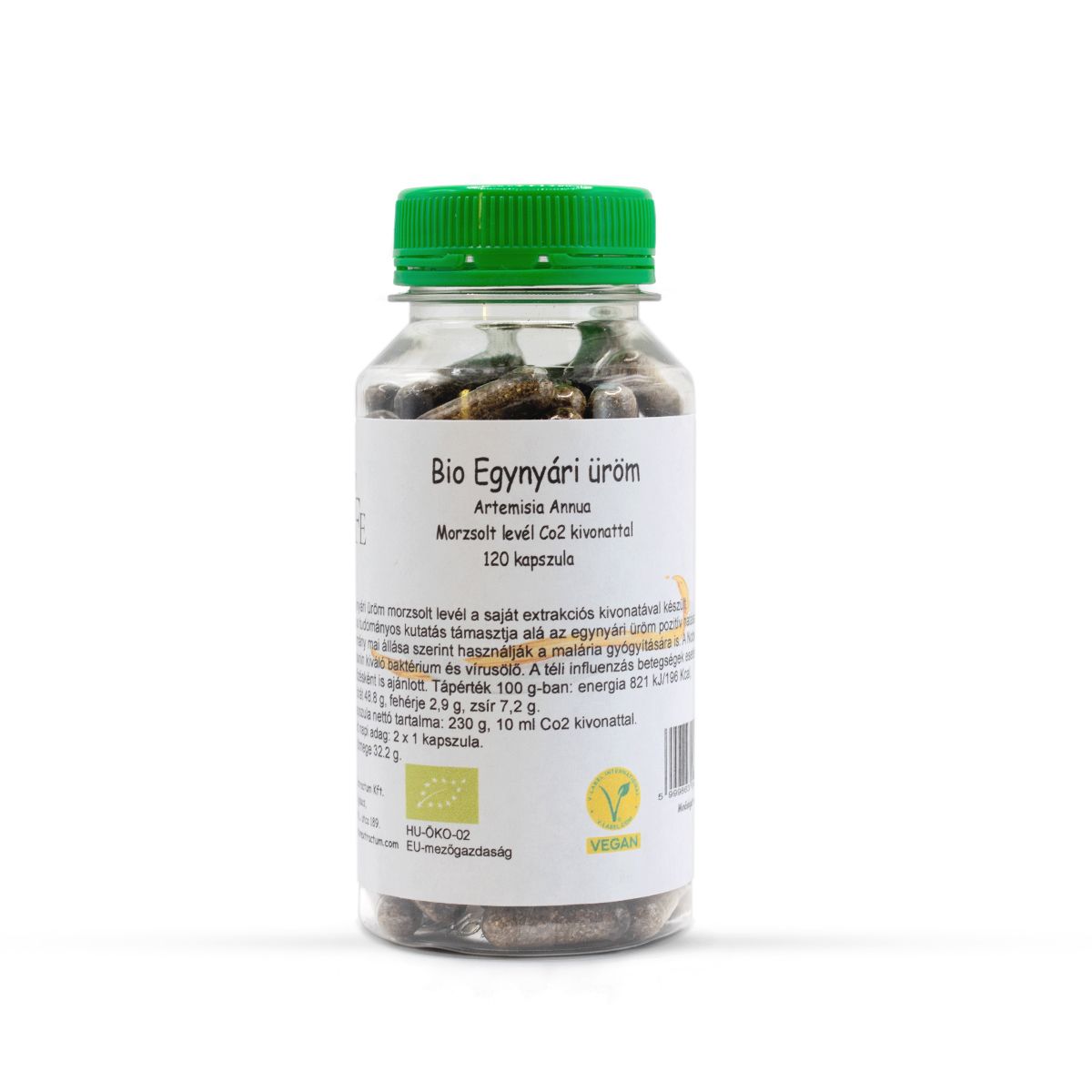 Bio Egynyári üröm Morzsolt levél - CO kivonattal - 120 db kapszula