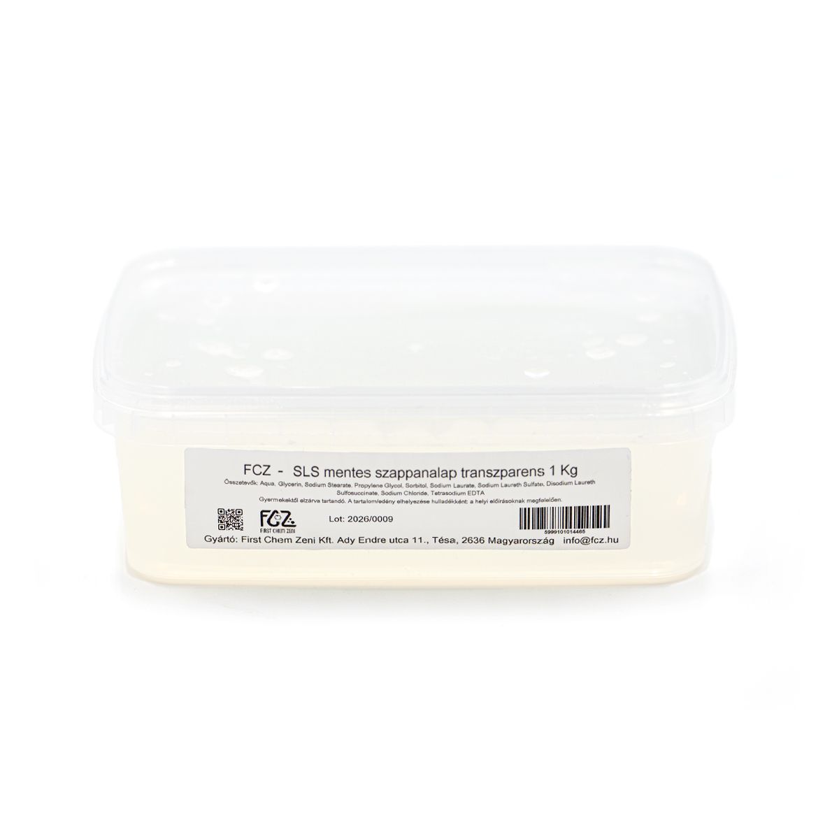 FCZ- Szappanalap Glicerines transzparens, SLS mentes 1 kg