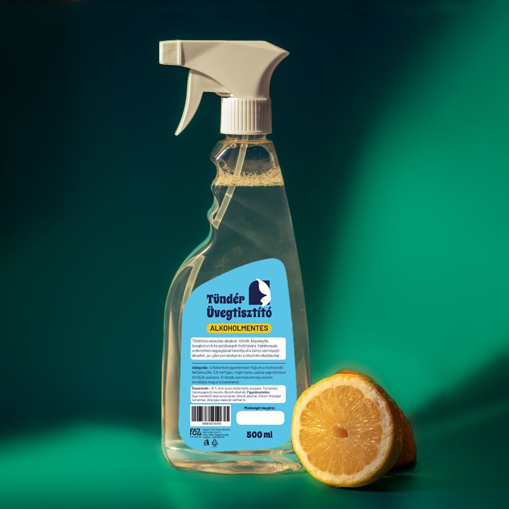 Tündér Üvegtisztító - alkoholmentes 500 ml Tündér Üvegtisztító - alkoholmentes 500 ml