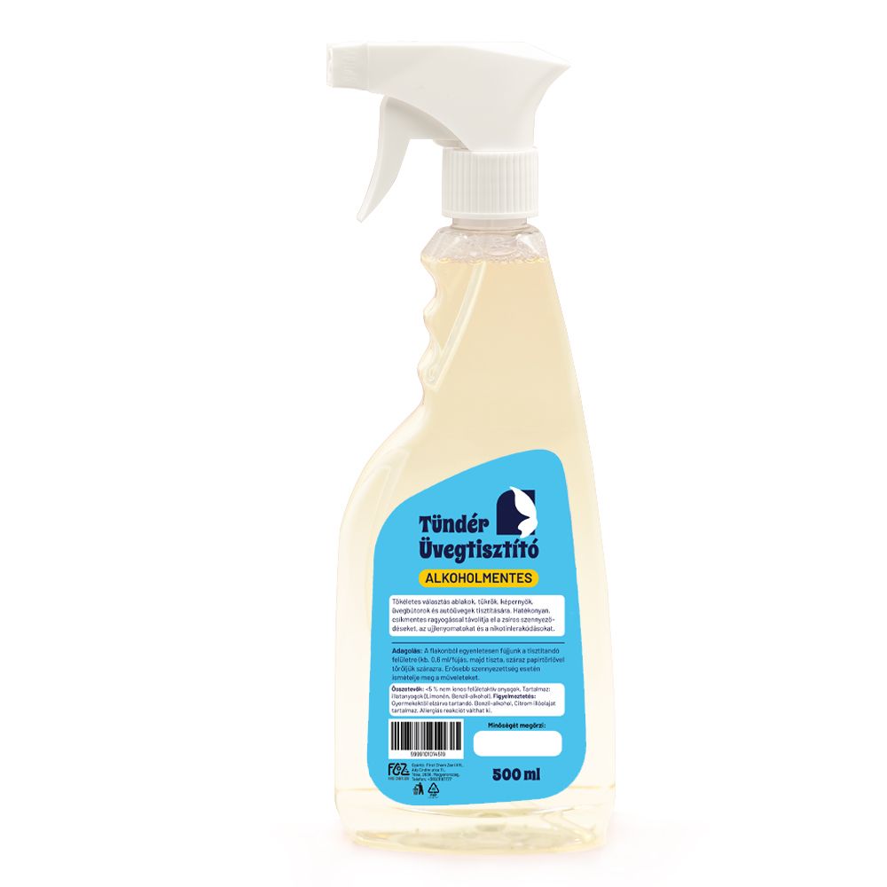 Tündér Üvegtisztító - alkoholmentes 500 ml